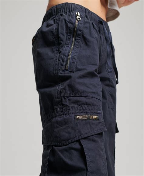 Dames Cargobroek Met Wijde Pijpen En Lage Taille Eclipse Navy Superdry Nl