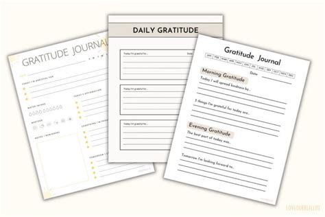 FREE Printable Daily Gratitude Journal Template with Prompts ⋆ Love Our Real Life