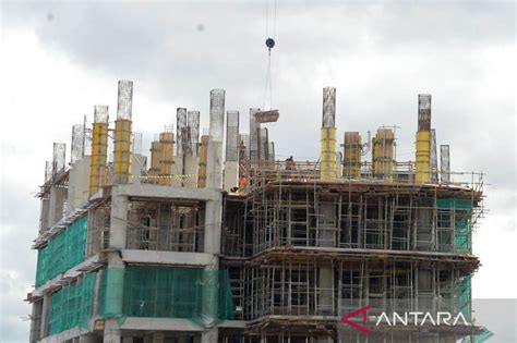 Foto Progres Pembangunan Gedung Landmark Bsi Di Aceh Antara News Aceh