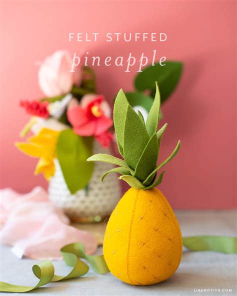 Felt Pineapple Diy Pattern And Photo Tutorial Lia Griffith