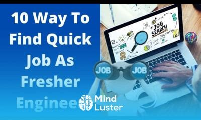 Learn Best Way To Find Job How To Search Job As Fresher Civil