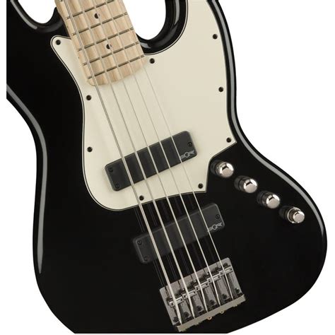 Bajo Eléctrico Squier Contemporary Active Jazz Bass V Hh Maple Fingerboard Black 0370460506