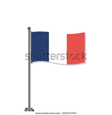 Illustration France Flag Template Stock Vector Royalty Free