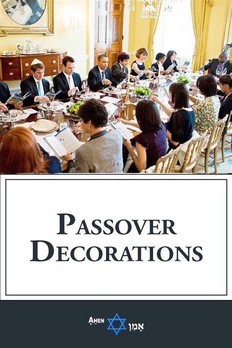 25 Unique Passover Decorations Supplies And Table Setting Ideas For Pesach 2022 Amen V Amen