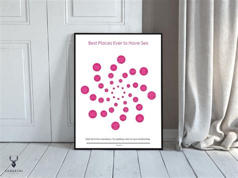 Best Places Ever To Have Sex Printable Wall Art Minimal Etsy