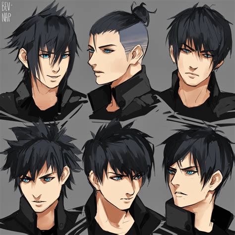 Anime hair color male | Icon