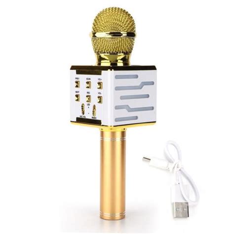 TMISHION Microphone Sans Fil Microphone Haut Parleur HIFI Bluetooth