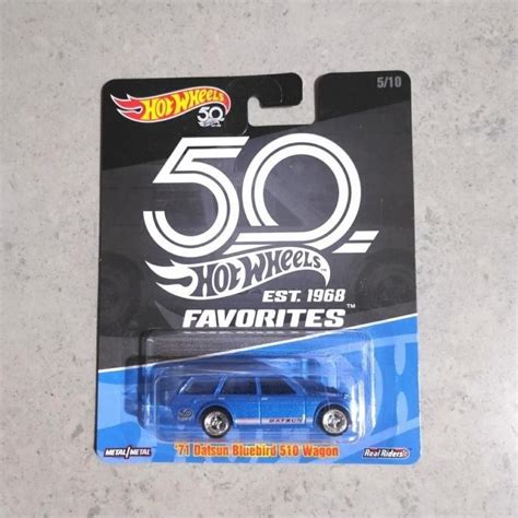 Jual HOT WHEELS HOTWHEELS DATSUN BLUEBIRD WAGON TH FAVORITES BLUE Shopee Indonesia