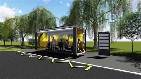 Автобусная остановка (bus stop) :: Behance