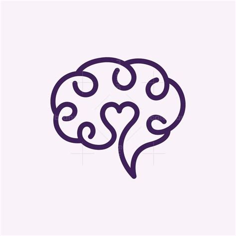 Heart Brain Logo | Brain logo, Brain art, Care symbol