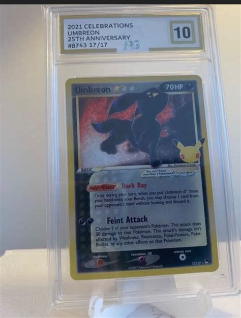 The Pok Mon Company Graded Card Umbreon Goldstar Th Catawiki