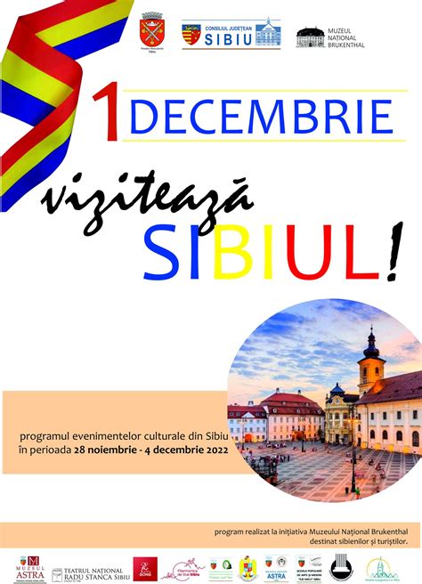 Programul Evenimentelor Culturale Din Municipiul Sibiu N Perioada