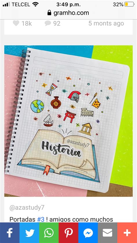 Portada Del Cuaderno Couvertures De Cahier Tutoriel De Dessin Id E