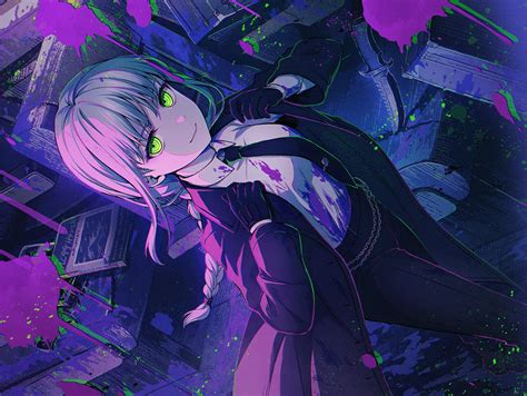 Anime Anime Girls BanG Dream Hikawa Sayo Makima Chainsaw Man Chainsaw Man Smiling Looking At ...