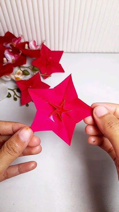 Origami Cherry Blossom Tutorial How To Make An Origami Flower