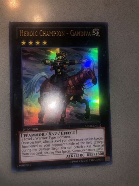 Yu Gi Oh Number 86 Heroic Champion Rhongomyniad WSUP EN022 1st