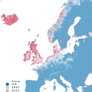 European Ground snow load map according to NAs to EN 1991-1-3 [24 ...