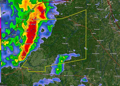 Severe Thunderstorm Warning For Parts Of Hale Perry And Bibb Counties Until 1 45 A M Cst