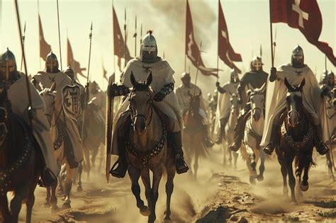 Premium Photo The Crusades Depicted In Epic Battles Between Chri