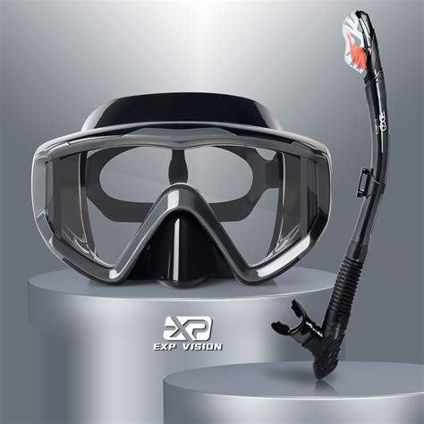 Anti Fog Scuba Diving Goggles And Snorkel Professional Snorkeling Swim