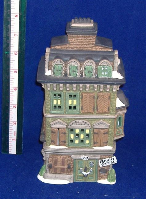 Department 56 Dickens Village Series Flat Of Ebenezer Scrooge Vintage Heritage House 40 00