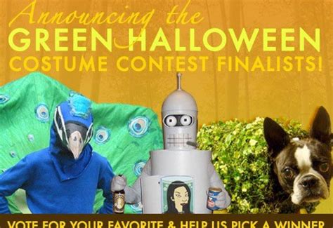 Announcing Our Green Halloween Costume Contest Finalists Vote For Your