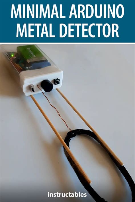 Minimal Arduino Metal Detector Metal Detector Arduino Electronics Mini Projects