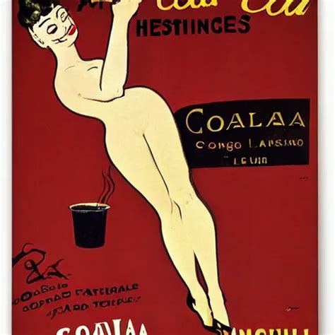 An Advertisement For Coka Cola By Henri Toulouse Stable Diffusion