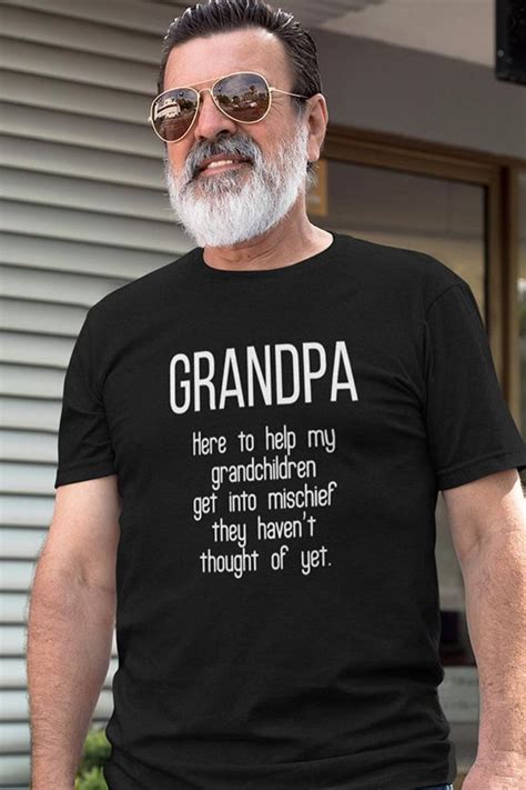 Personalized Grandpa Shirt Funny New Grandad T Christmas