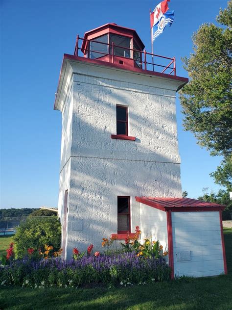 Lighthouse Park in Goderich, Ontario Editorial Stock Photo - Image of ...