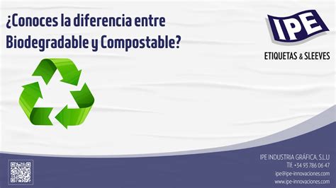 Conoces La Diferencia Entre Biodegradable Y Compostable Youtube