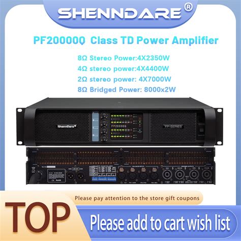 Channel X W Ohm Fp Q Power Amplifier Line Array Sound System