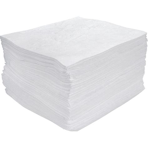 Zenith Safety Products Meltblown Sorbent Pads Oil Only 15 X 17 25