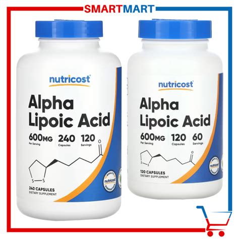 Nutricost Alpha Lipoic Acid Mg Or Capsules Lazada Ph