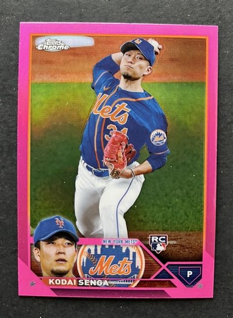 2023 Topps Chrome Kodai Senga Pink Refractor Rookie RC 217 Mets K EBay