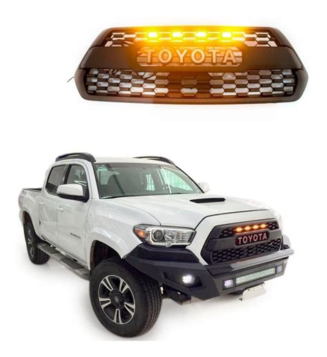 Parrilla Frontal Trd Toyota Tacoma C Led Off Road Meses Sin