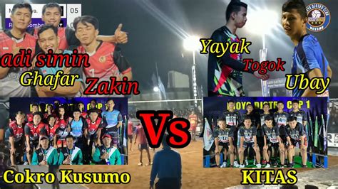 Cokro Kusumo Ghafar Yuriko Adi Simin Zakin Vs Kitas Ubay Yayak Togok