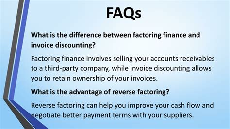 Ppt Factoring Finance Vs Invoice Discounting Vs Reverse Factoring