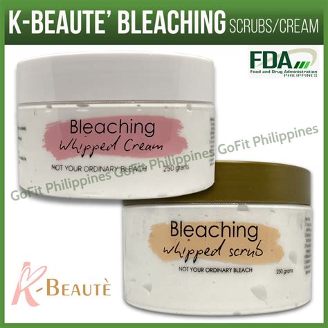 Authentic K Beaute Bleaching Whipped Scrub With Freebies