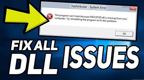 How To Fix Missing Dll File Error In Windows