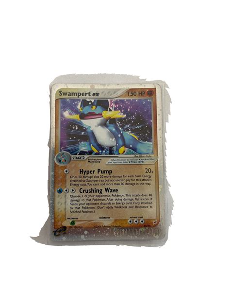 Pokémon Tcg Swampert Ex Ex Team Magma Vs Team Aqua 95 Holo Ultra Rare