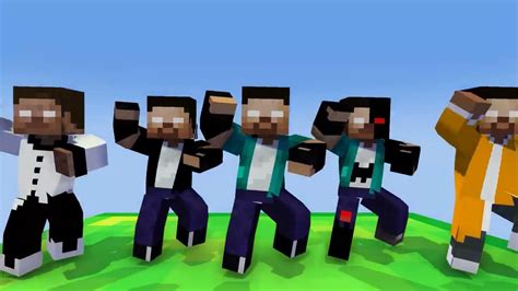 Monster Schooloppa Gangnam Style Herobrine Brothers Minecraft