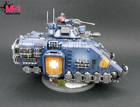 Warhammer 40k Space Wolves Repulsor M1 Painted Ebay