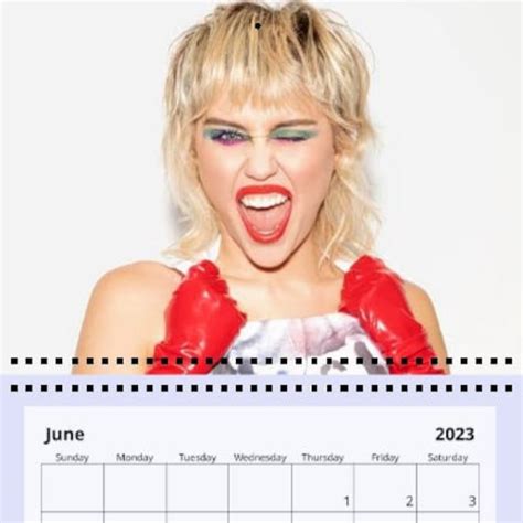 Miley Cyrus Calendar - Etsy