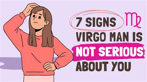 Signs A Virgo Man Is Not Serious About You