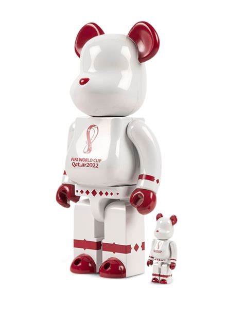 Medicom Toy Set De Figuras White Chrome Be Rbrick 100 And 400 De