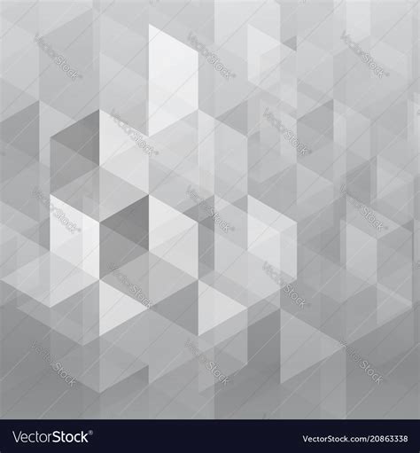 Abstract gray overlap geometric background Vector Image