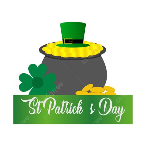 St Patrick S Day With Awesome Flowers Design St Patricks Day Png And