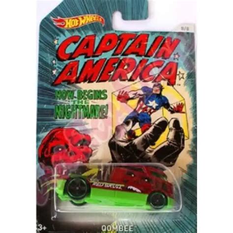 Hot Wheels Captain America Qombee Universo Hot Wheels