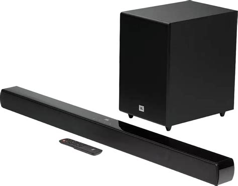 Jbl Barre De Son Canaux Avec Caisson De Basses Sans Fil Noir